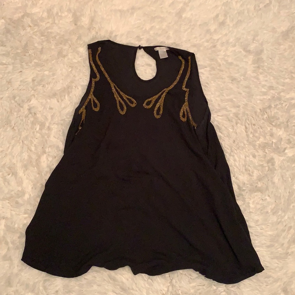 Hot & Delicious long tank top blouse size L
